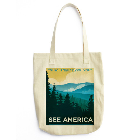 Great Smoky Mountains National Park Tote Bag by Jon Cain
