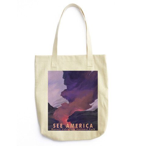 Hawaii Volcanoes National Park Tote Bag by Alyssa Winans