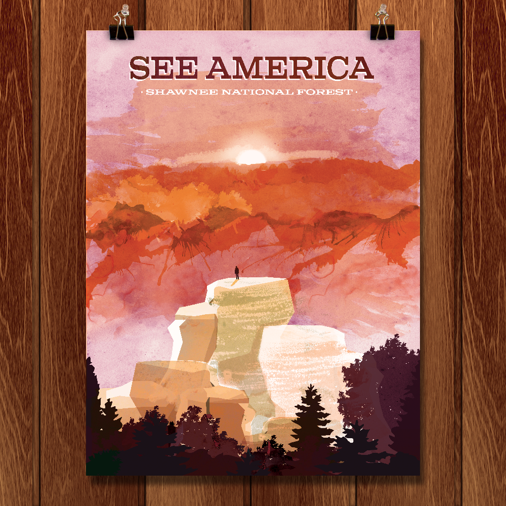 Shawnee National Forest / Garden of the Gods by Philip Vetter for See America - 1