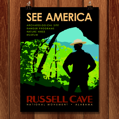 Russell Cave National Monument by Robert Proctor for See America - 1