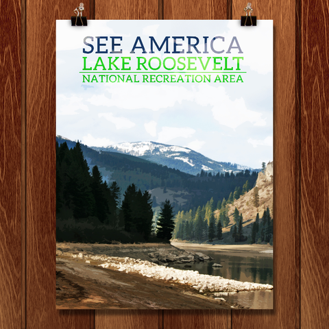 Lake Roosevelt National Recreation Area by Samuel Cline for See America - 1