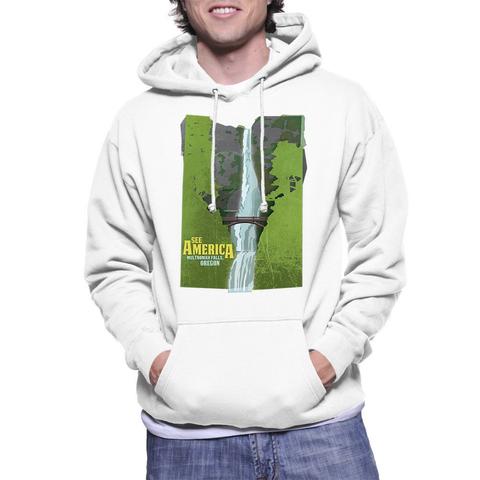 Multnomah Falls, Lewis and Clark National Historic Trail Hoodie by Design By Goats for See America