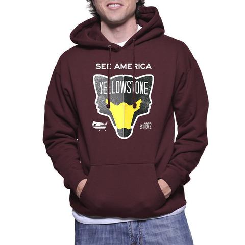 Yellowstone National Park Hoodie by Matt Brass for See America