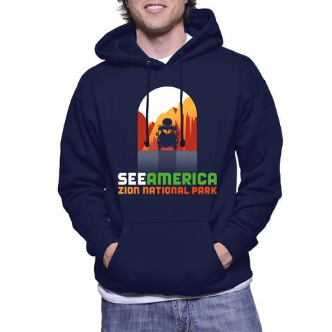 Zion National Park Hoodie by Luis Prado for See America