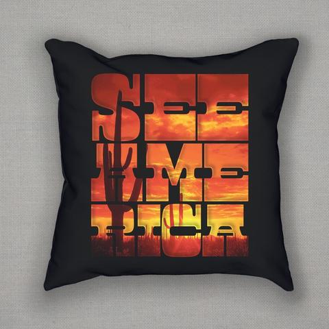 Saguaro National Park Pillow by Roberlan Borges for See America