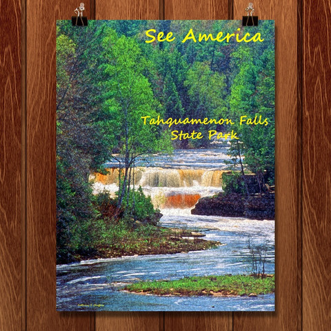 Tahquamenon Falls by Anthony Chiffolo for See America - 1