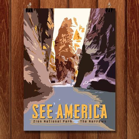 The Narrows, Zion National Park by Tom Jennus for See America - 1