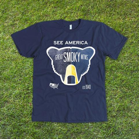 Great Smoky Mountains National Park T-Shirt by Matt Brass for See America - 1