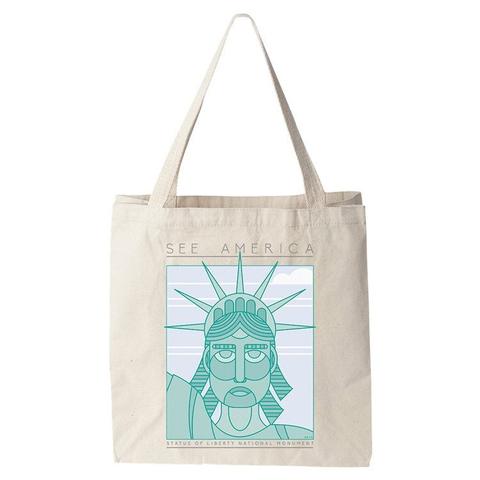 Statue of Liberty National Monument Tote Bag by Shane Henderson for See America